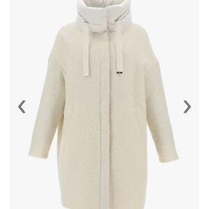 Herno Cream Jacket with Silver Lining